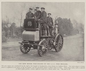 El nuevo motor de bomberos de la brigada de bomberos del LCC