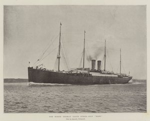 El vapor Elbe de Lloyd del Norte de Alemania de English Photographer