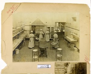 El Teatro Norte, Hospital St. Thomas, 1908 (foto sepia) de English Photographer