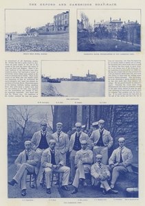 La carrera de botes de Oxford y Cambridge