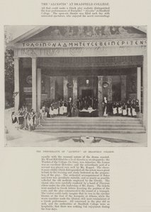 La representación de Alcestis en el Bradfield College