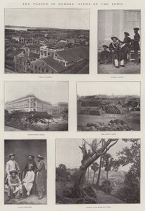 La plaga en Bombay, vistas de la ciudad