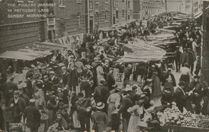 El Mercado de Aves, Petticoat Lane, domingo por la mañana de English Photographer