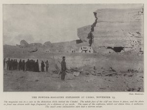 La explosión del polvorín en El Cairo, 19 de noviembre de English Photographer
