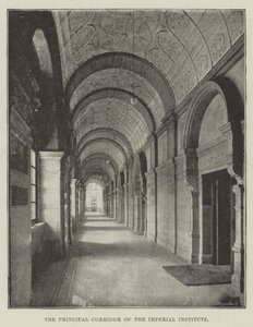 El corredor principal del Instituto Imperial