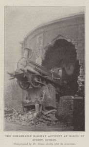 El Notable Accidente Ferroviario en Harcourt Street, Dublín