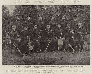La jubilación del Duque de Connaught del comando de Aldershot