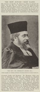 El Reverendo Dr. Hermann Adler, MA, Gran Rabino de las Congregaciones Judías Unidas de Gran Bretaña