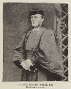 El Reverendo Edmund Warre, DD de English Photographer