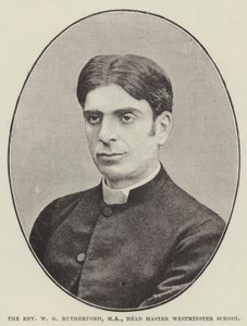 El Reverendo W G Rutherford, MA, Director de la Escuela Westminster de English Photographer