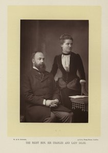 El Honorable Sir Charles y Lady Dilke de English Photographer