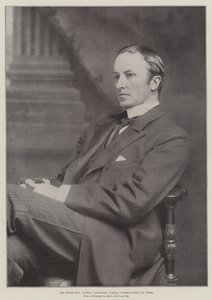 El muy honorable George Nathaniel Curzon, virrey electo de India de English Photographer
