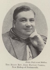 El reverendo John Baptist Cahill, nuevo obispo de Portsmouth de English Photographer