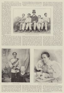La familia real de Siam de English Photographer