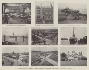 La visita real a Portsmouth, vistas de Portsmouth y Southsea de English Photographer