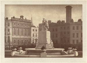 La Fuente y Estatua de Shakespeare en Leicester Square de English Photographer