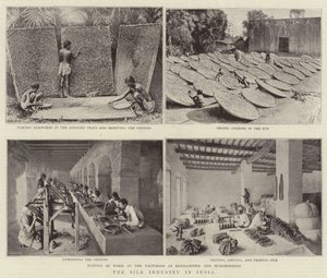 La industria de la seda en India