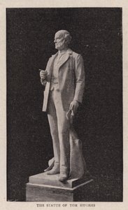 La estatua de Tom Hughes de English Photographer