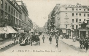 La Strand desde Charing Cross, Londres de English Photographer