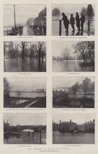 El Támesis inundado en Windsor de English Photographer
