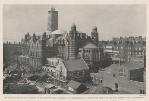La Traslación de los Restos de San Edmundo, la Catedral en Westminster donde se Enshrinearán las Reliquias del Rey Mártir de English Photographer
