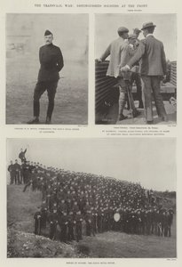La guerra del Transvaal, soldados distinguidos en el frente de English Photographer