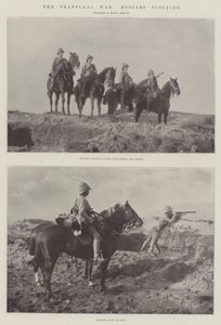 La Guerra del Transvaal, Húsares explorando