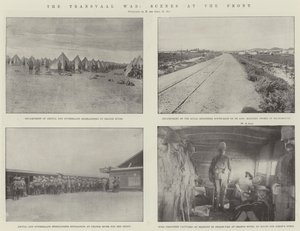 La guerra de Transvaal, escenas en el frente