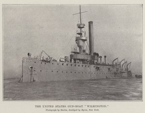 El cañonero estadounidense Wilmington