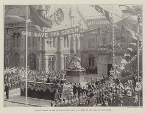 La Inauguración de la Estatua de la Reina en Dundee por el Duque de Connaught