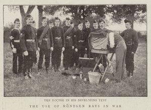 El uso de rayos Röntgen en la guerra de English Photographer