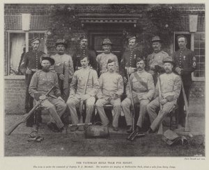 El equipo de rifles victoriano para Bisley de English Photographer
