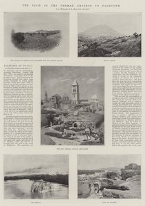 La visita del emperador alemán a Palestina
