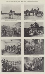 Las Maniobras Voluntarias, con el Contingente de Aldershot de English Photographer