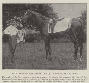 El ganador del Derby, el Ard Patrick de Mr. J Gubbins de English Photographer