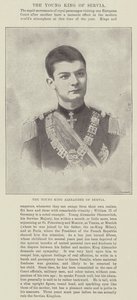 El Joven Rey Alejandro de Serbia