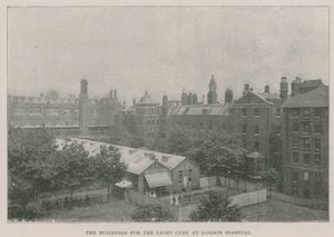 Edificios para la cura de luz en el Hospital de Londres