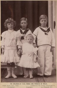 Los hijos de Alberto Eduardo y la Princesa Alexandra
