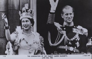 La coronación de su majestad la Reina Isabel, 2 de junio de 1953 (foto en b/n) de English Photographer