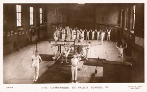 El gimnasio de la Escuela de St Pauls de English Photographer