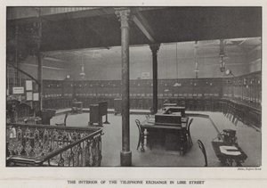 El interior de la Central Telefónica en Lime Street de English Photographer