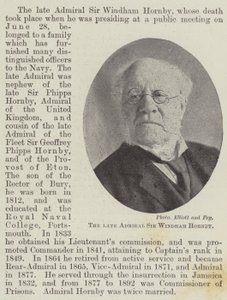 El Difunto Almirante Sir Windham Hornby de English Photographer