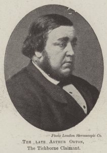 El difunto Arthur Orton, el Reclamante de Tichborne de English Photographer