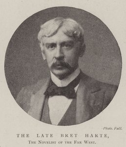 El difunto Bret Harte, el novelista del Lejano Oeste de English Photographer