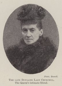 La difunta Lady Churchill, amiga íntima de la reina de English Photographer