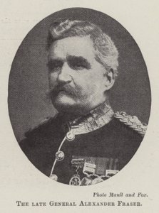 El difunto General Alexander Fraser de English Photographer