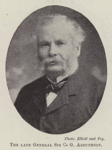 El difunto General Sir C G Arbuthnot de English Photographer