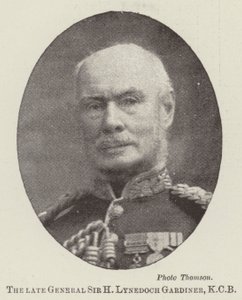 El difunto general Sir H Lynedoch Gardiner, KCB de English Photographer