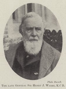 El difunto General Sir Henry J Warre, KCB de English Photographer