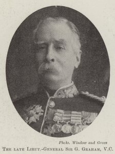 El difunto teniente general Sir G. Graham, VC de English Photographer